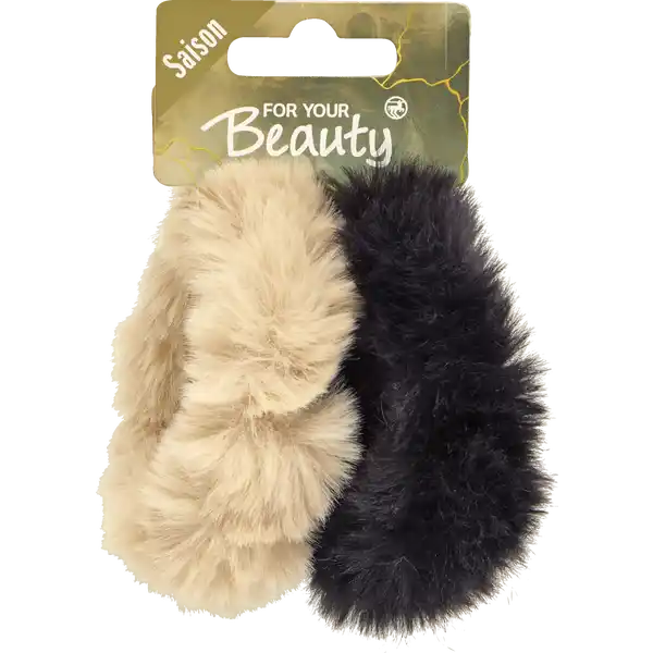 Haargummi Fake Fur Scrunchie