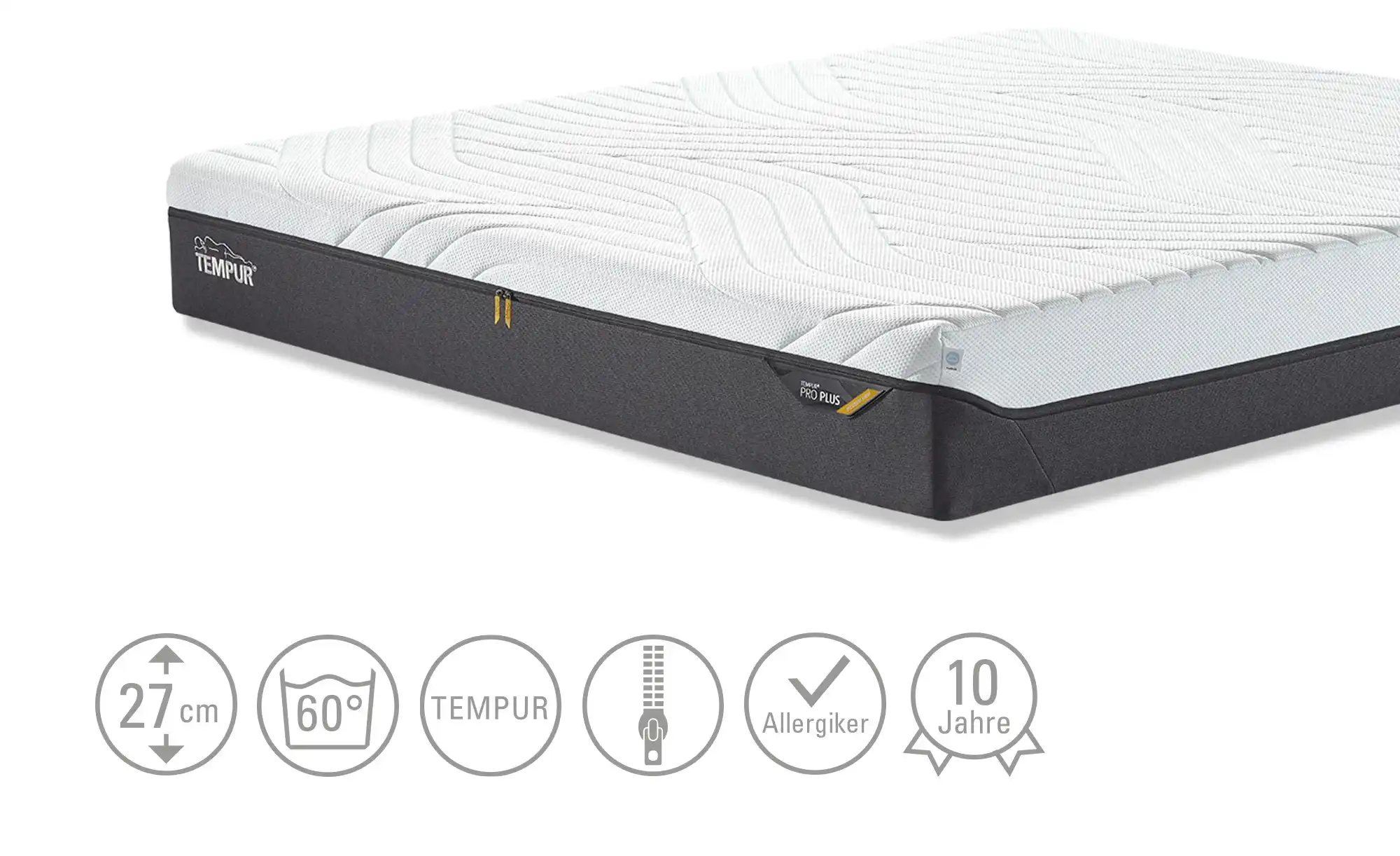 TEMPUR Viscoschaummatratze Medium Firm Pro Plus CoolQuilt
