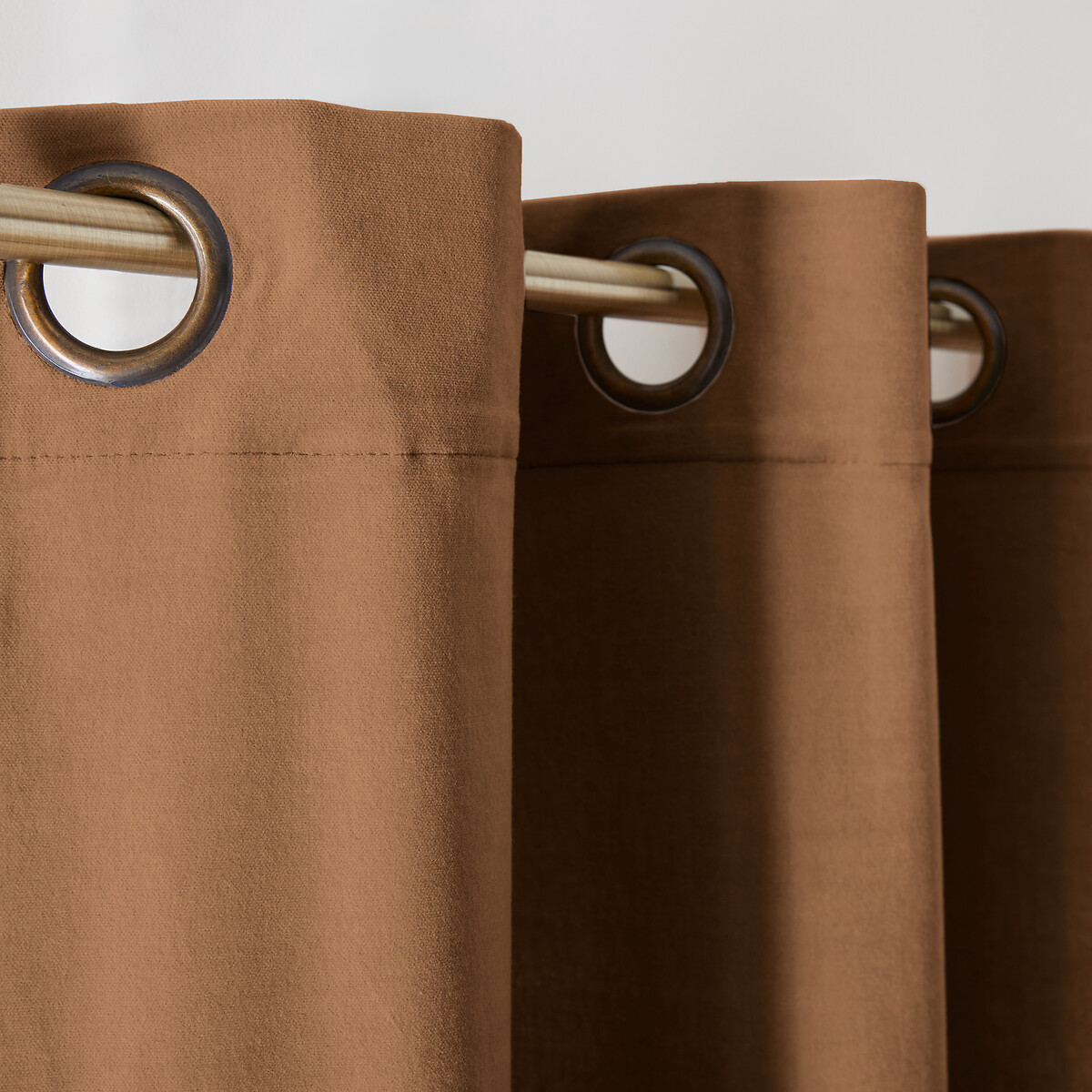 LA REDOUTE INTERIEURS<br>Cortina de veludo com ilhós Veludo