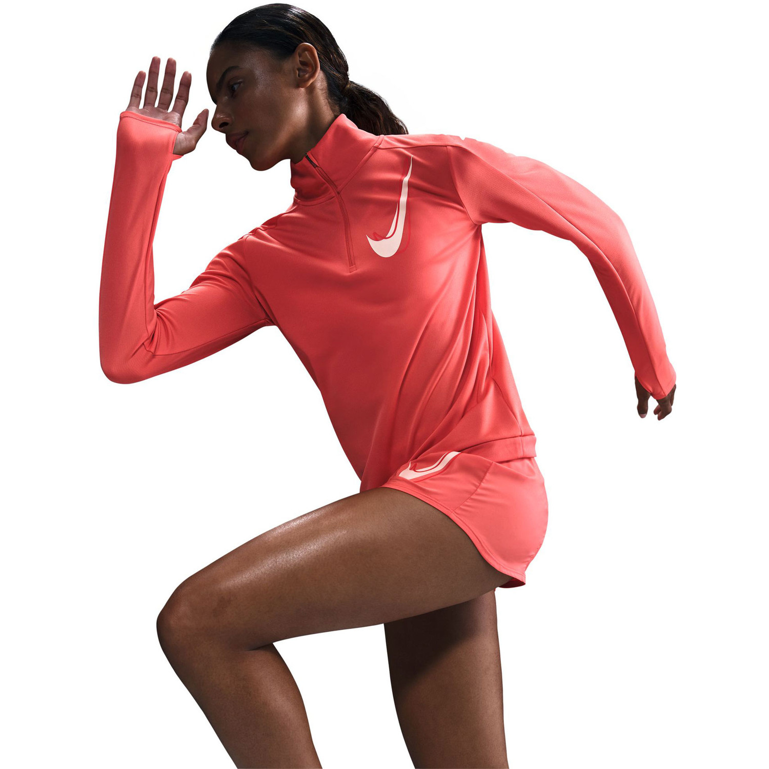 Nike Swoosh Longsleeve Half-Zip Dames