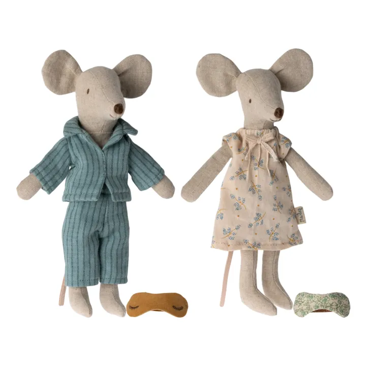 Maileg Maman et papa souris dans leur boîte à souris