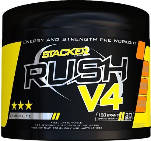 Stacker 2 - Rush V4 - Eiwitshake - Tropical - 30 Servings