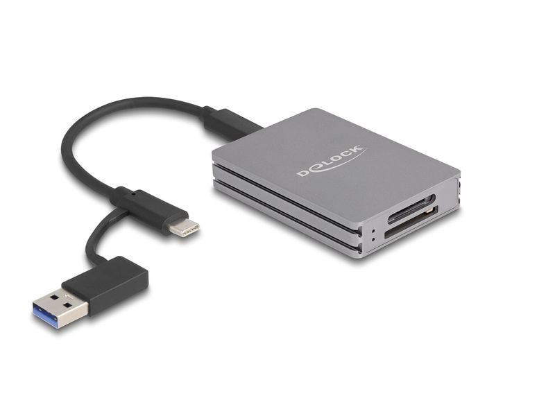 Delock Card Reader Extern 91013 USB Typ-C für SD/CFexpress Delock USB Type-C Card Reader für SD und CFexpress Typ A Speicherkarten
