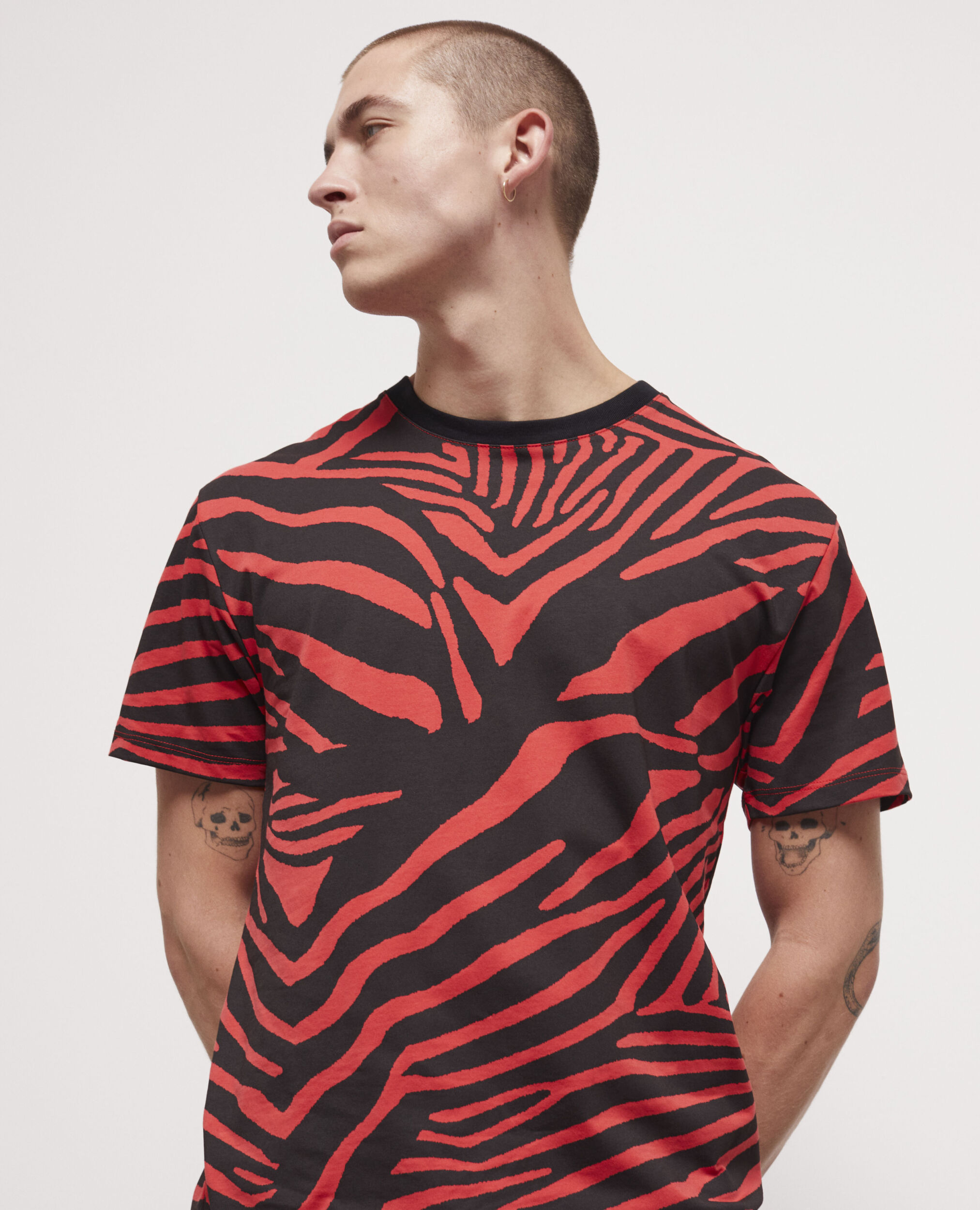 T-shirt imprimé rouge
