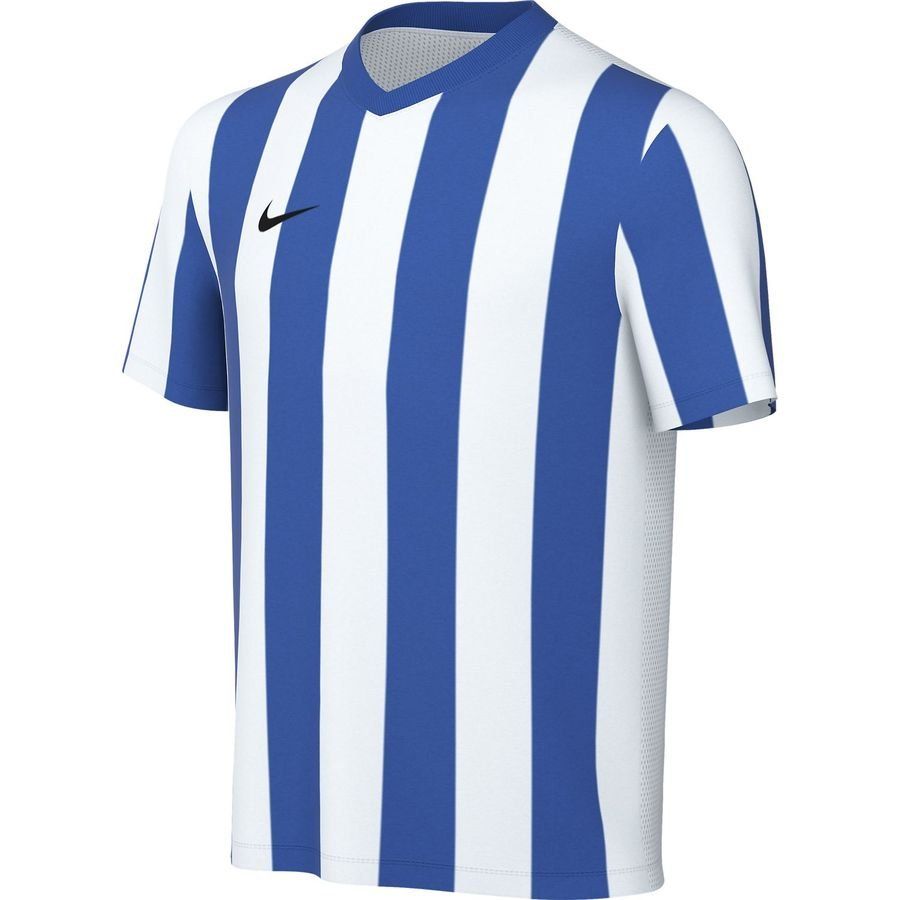 Nike Maillot Dri-FIT Striped Division V - Blanc/Bleu/Noir Enfant