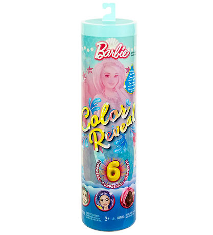 Barbie Dukke - 30 cm - Color Reveal Deep Sea Mermaids