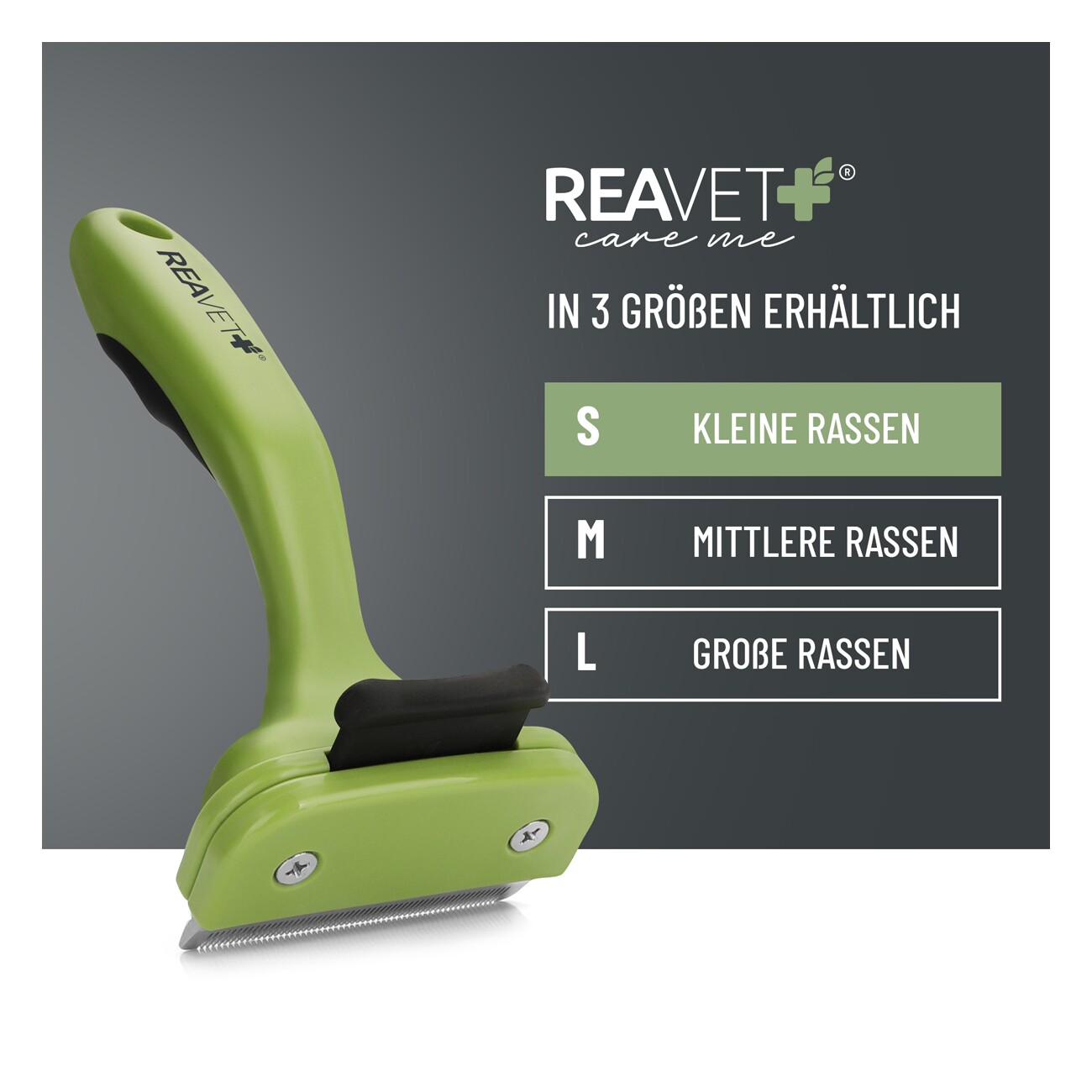 REAVET Unterwollkamm für Kurzhaar (S)