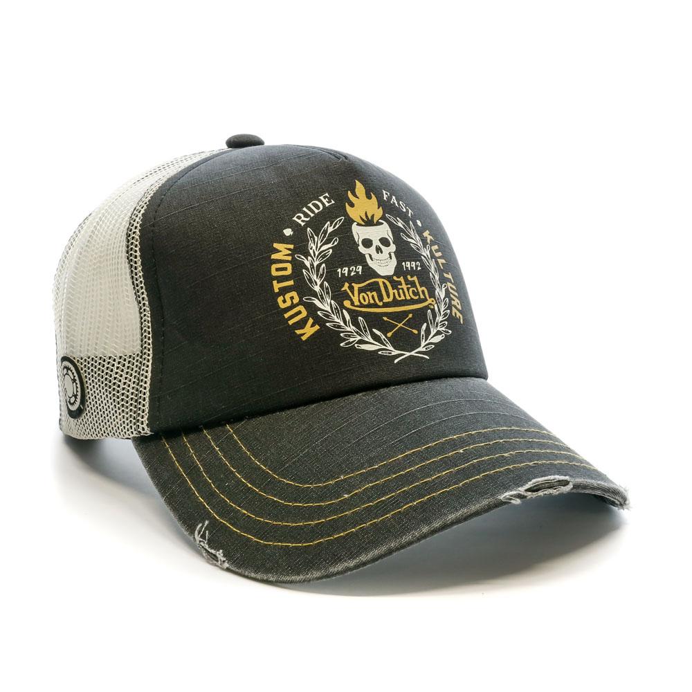 Von Dutch Casquette Noir/Gris Homme Von Dutch Crew 13