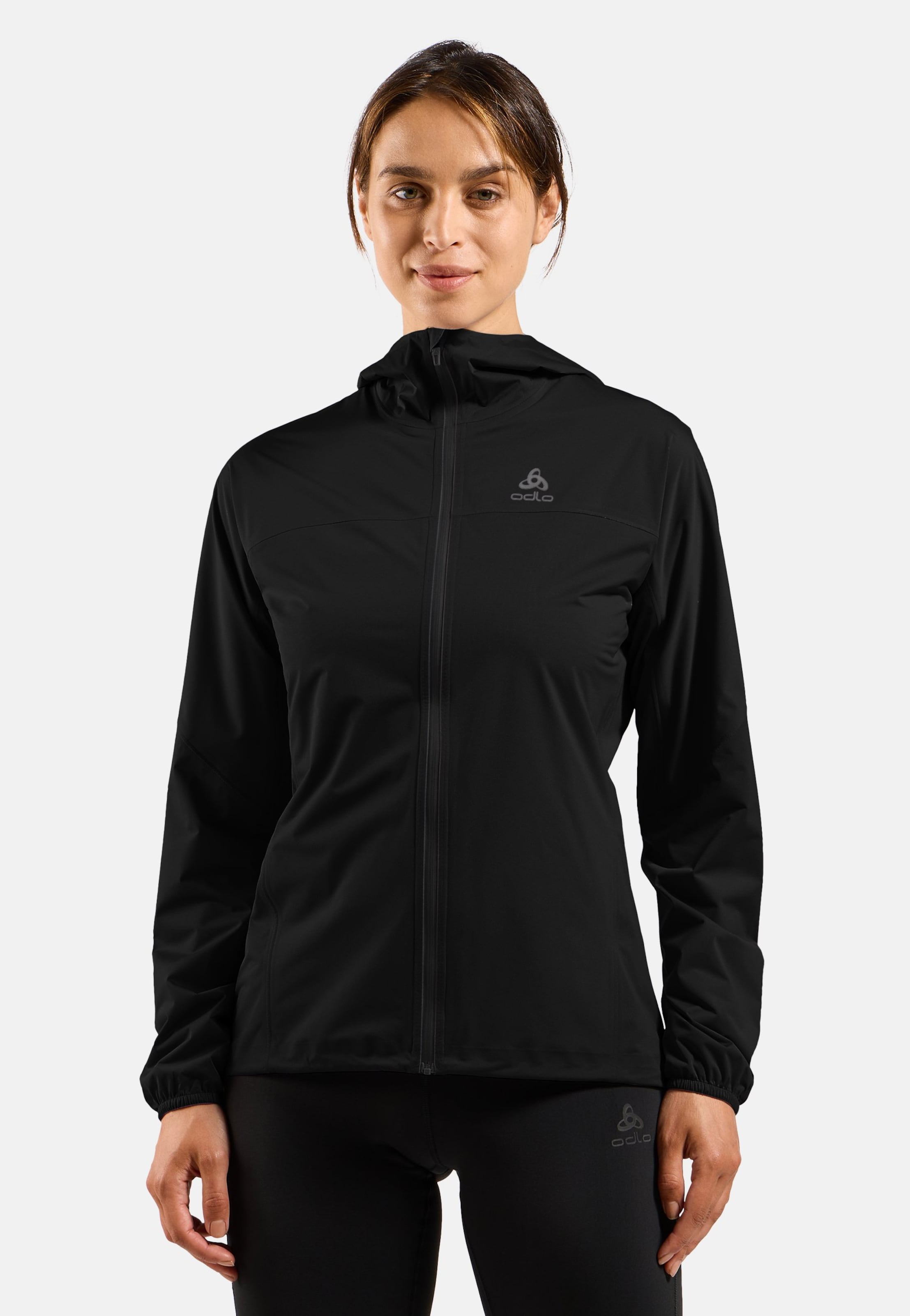 Wasserdichte X-Alp Performance Knit Laufjacke in black - black