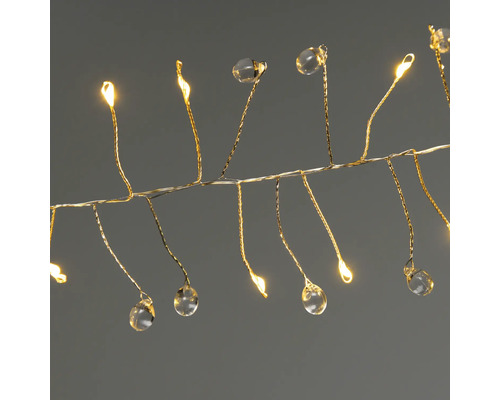 LED-lichtsnoer Perle Lafiora 1,8 m + 0,3 m aansluitdraad 100 LED's warm wit licht