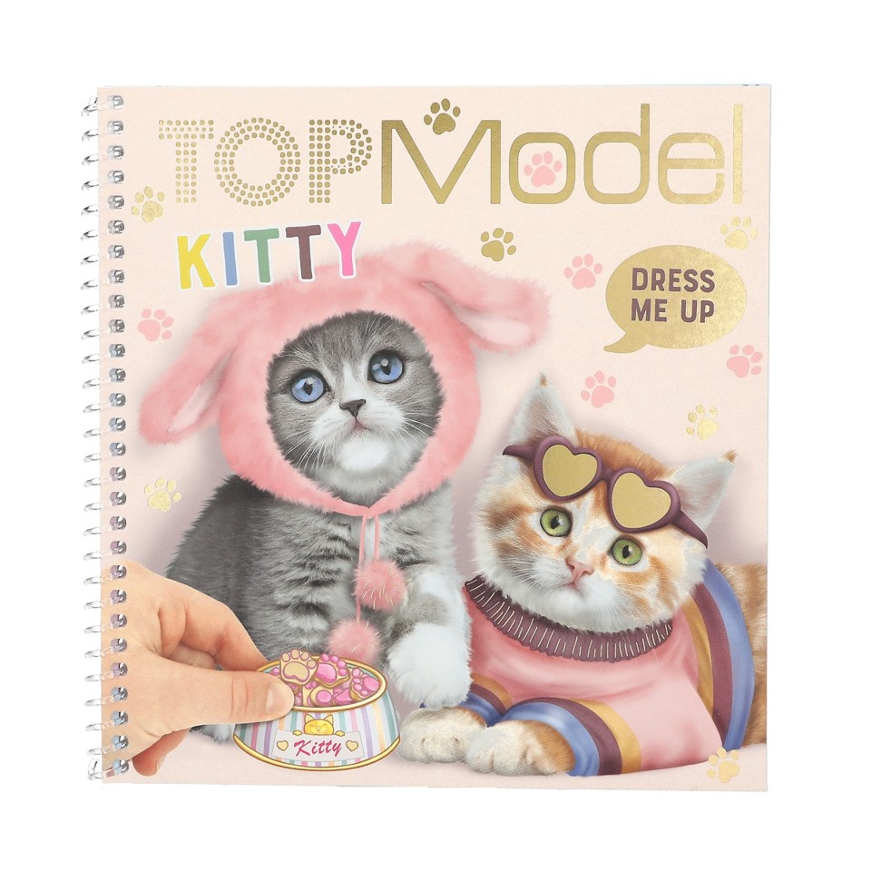 TOPModel - Dress Me Up Stickerbog KITTY
