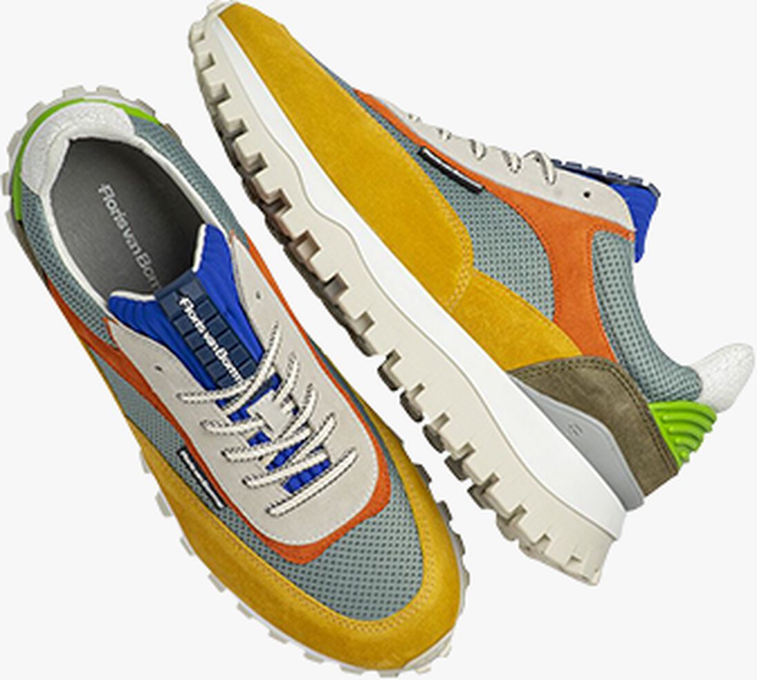 FLORIS VAN BOMMEL gele floris van bommel lage sneakers sfm-10157