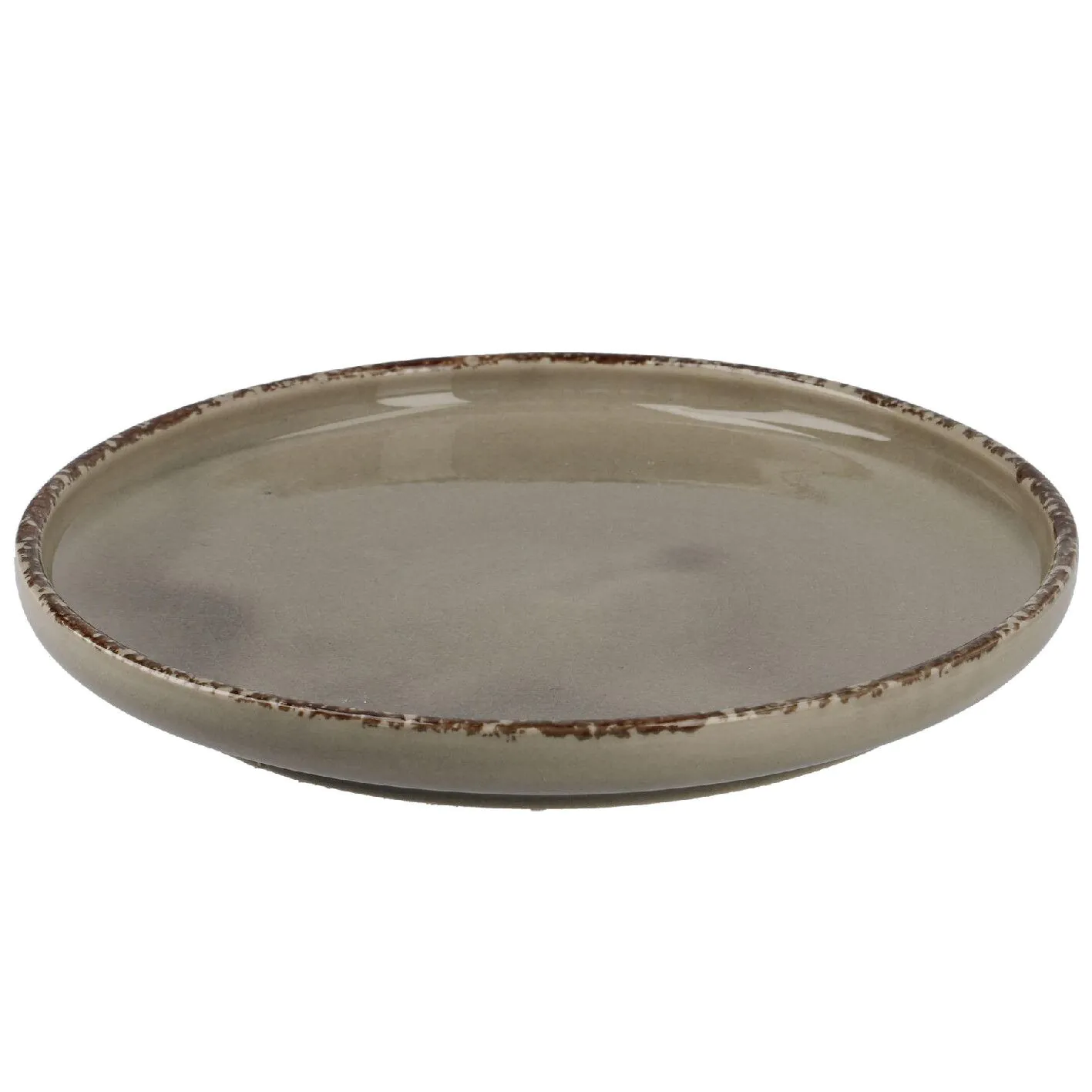 Teller Aurora, grau, 20 cm