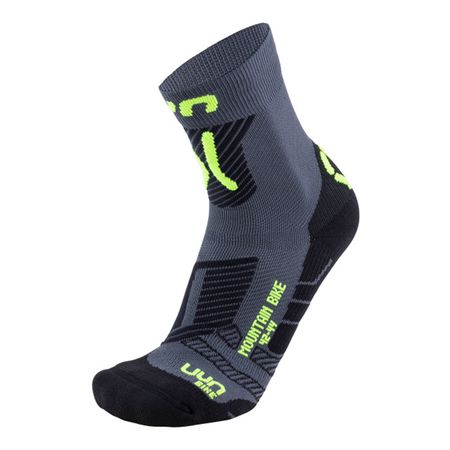MTB LIGHT Unisex-Socken  anthracite yellow fluo  42-44