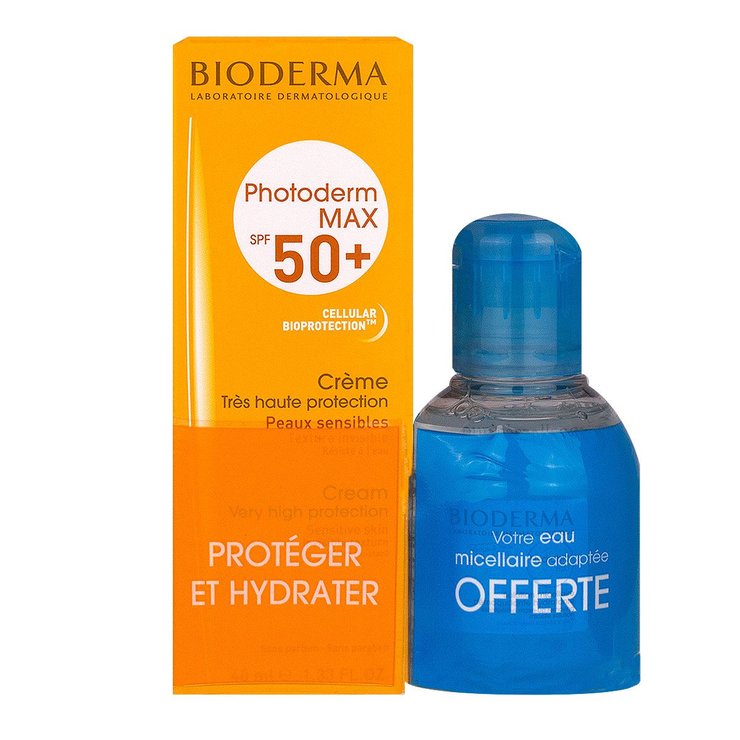 Photoderm Max crème SPF50+ 40ml + eau micellaire offerte 100ml