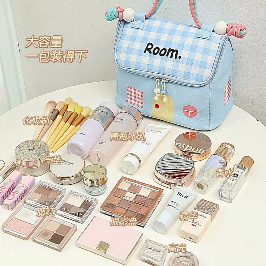 Momoi - Huis geruite lunchboxtas