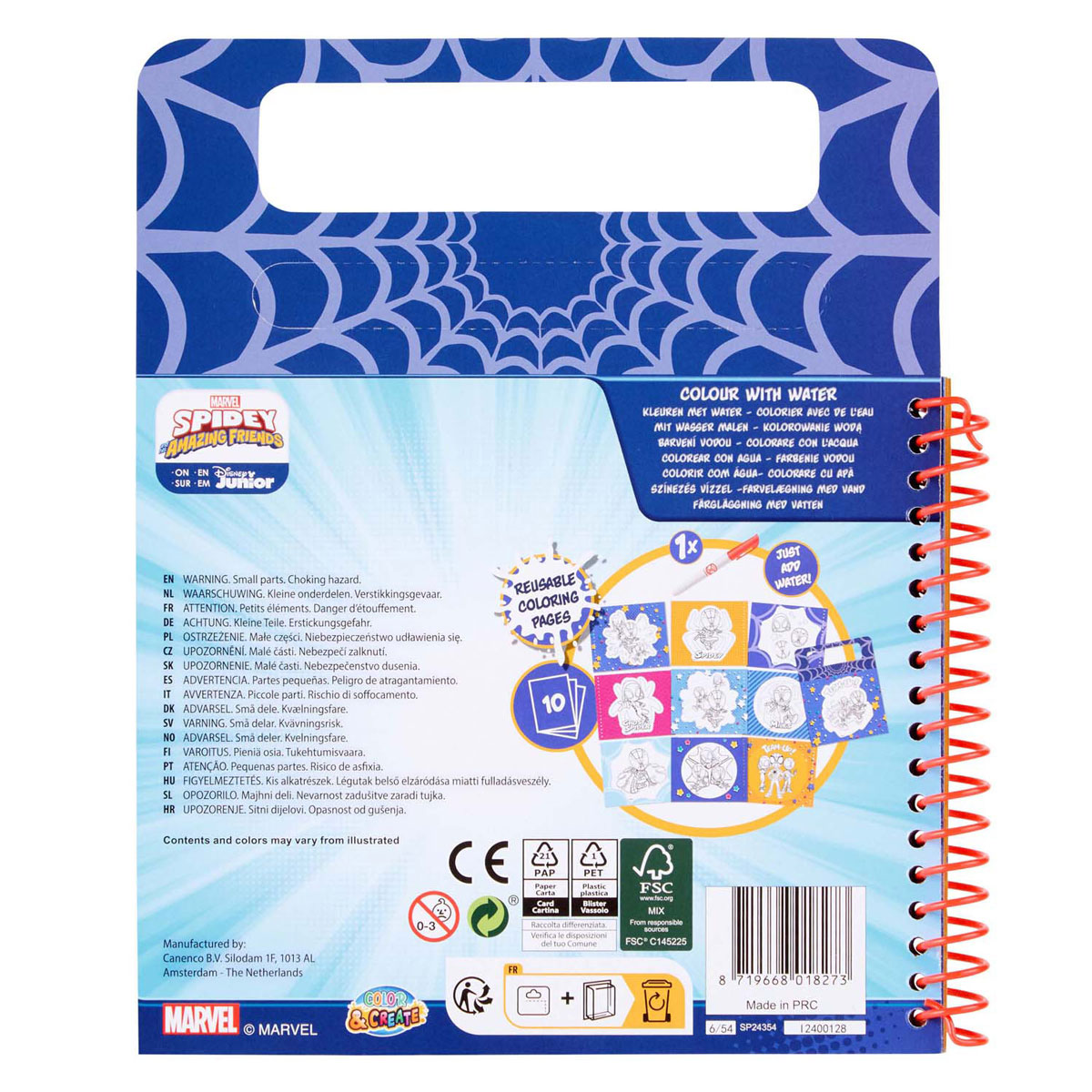 Spidey Waterkleurboek
