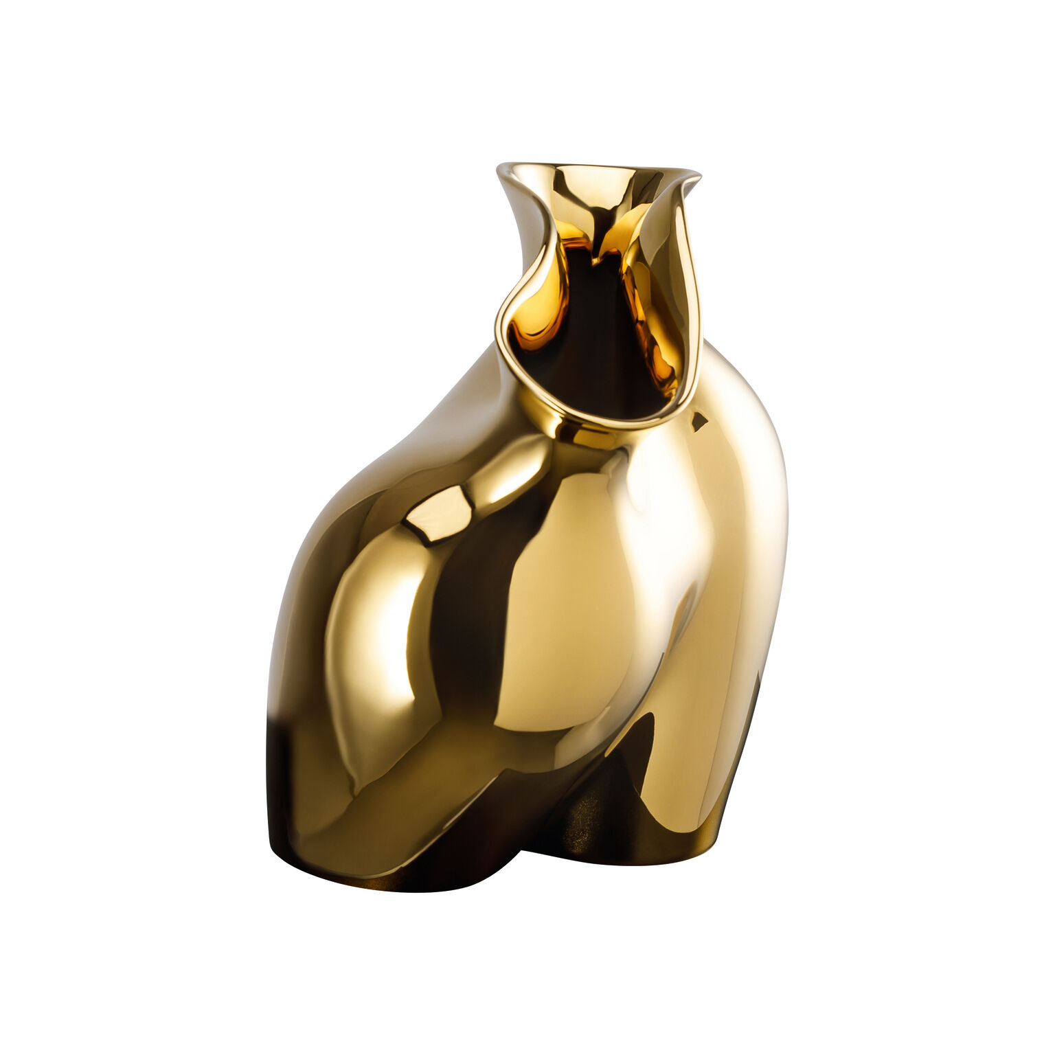 La Chute Gold titanisiert Vase 26 cm