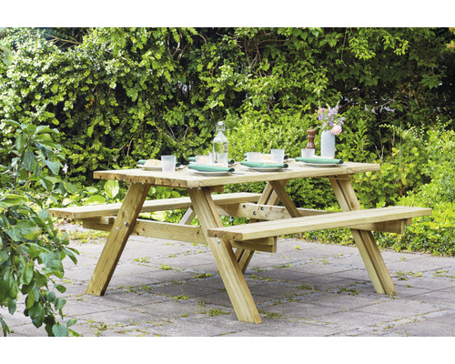 Picknickbank 177 x 154 cm hout