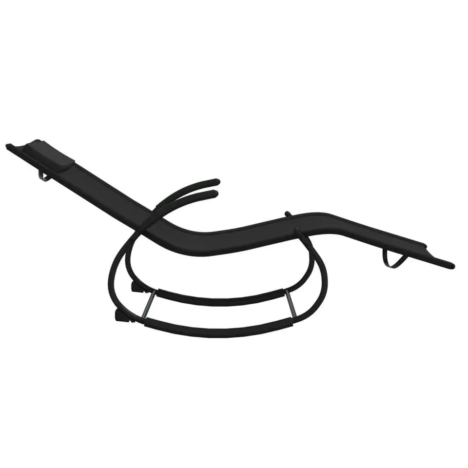 vidaXL - Ligbed - Black