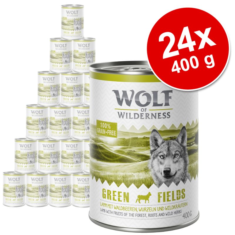 Lot Wolf of Wilderness - Single Protein 24 x 400 g