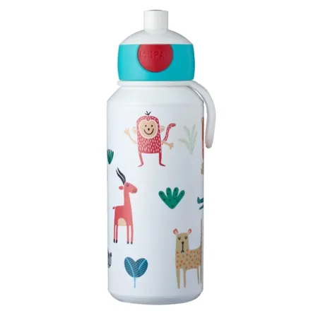 Mepal Trinkflasche Pop-up Campus 400 ml - Animal Friends