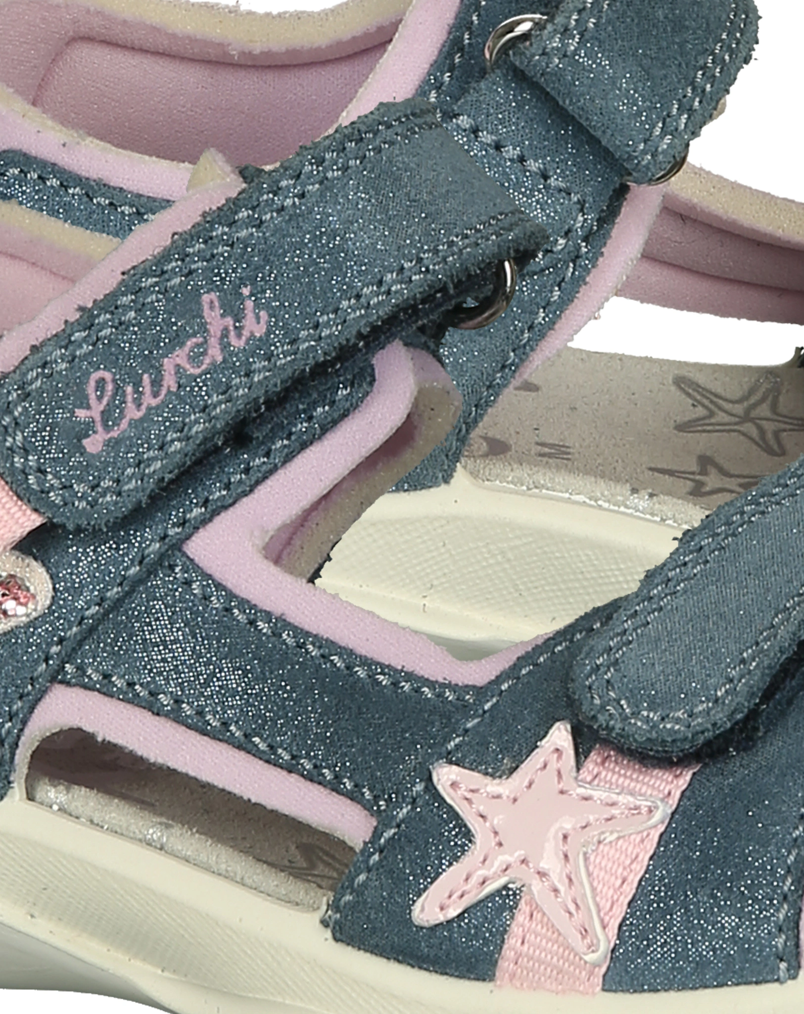 Klett-Sandalen FIA in lightblue/rose