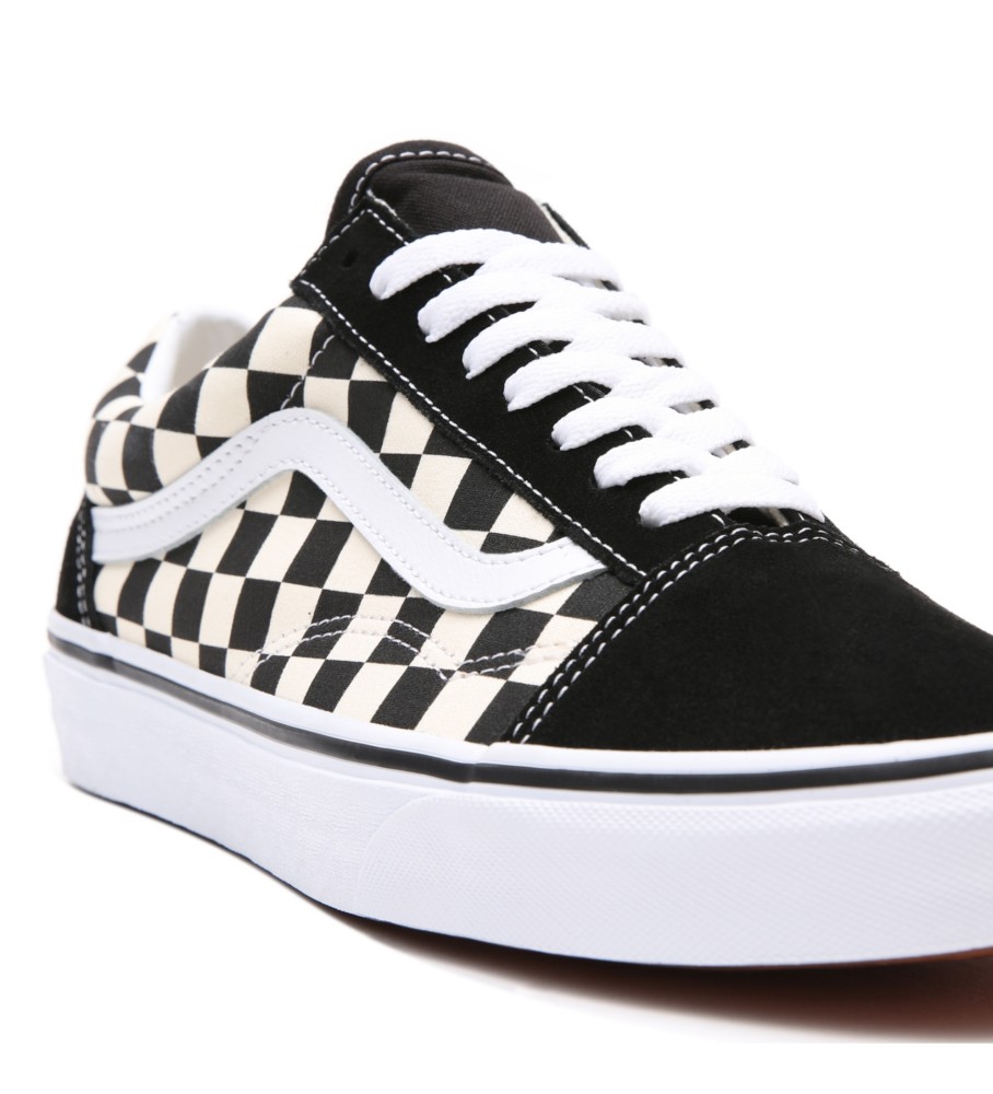 Tênis Vans Primary Old Skool, preto e branco