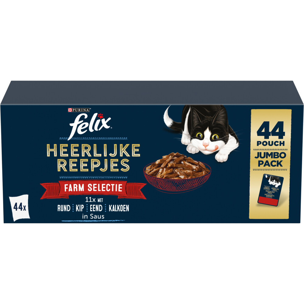Felix Heerlijke Reepjes Multipack44 x 85 gr