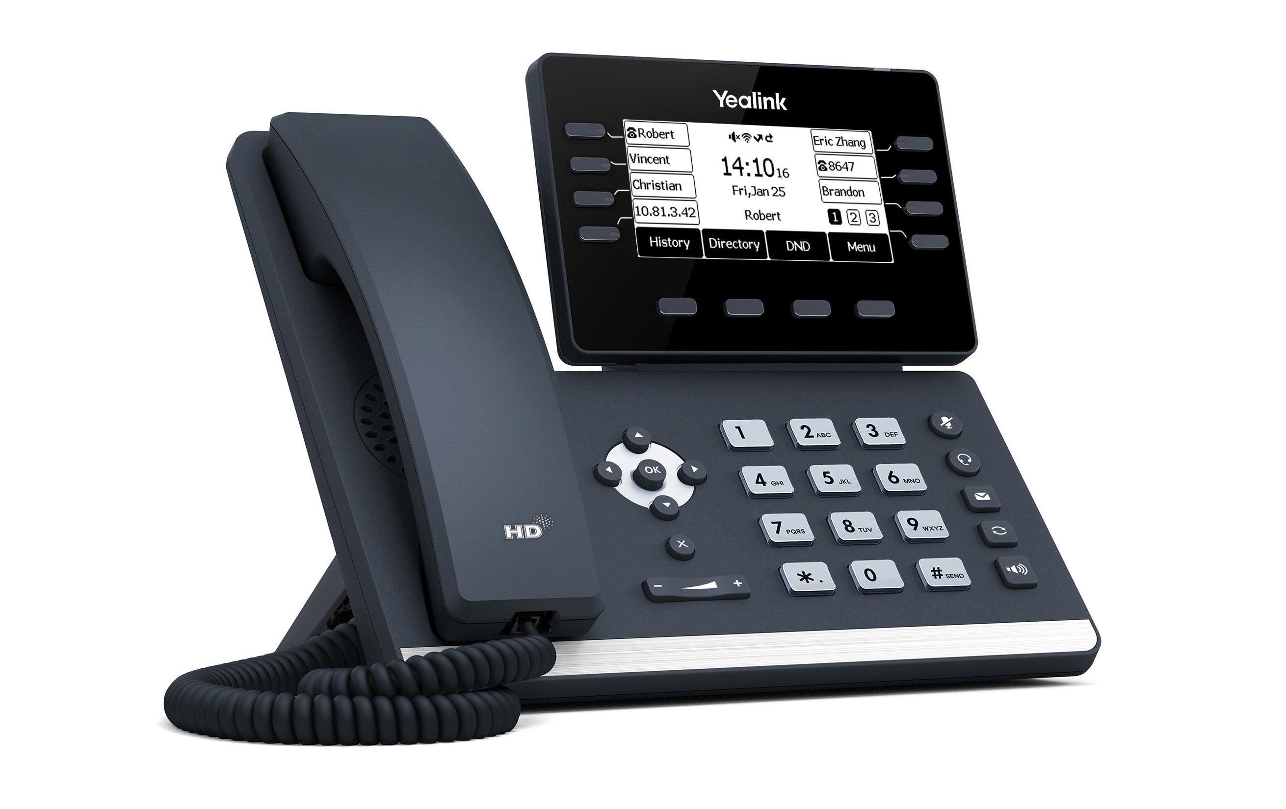 Tischtelefon SIP-T53 SchwarzPrime Business Phone für optimale Produktivität