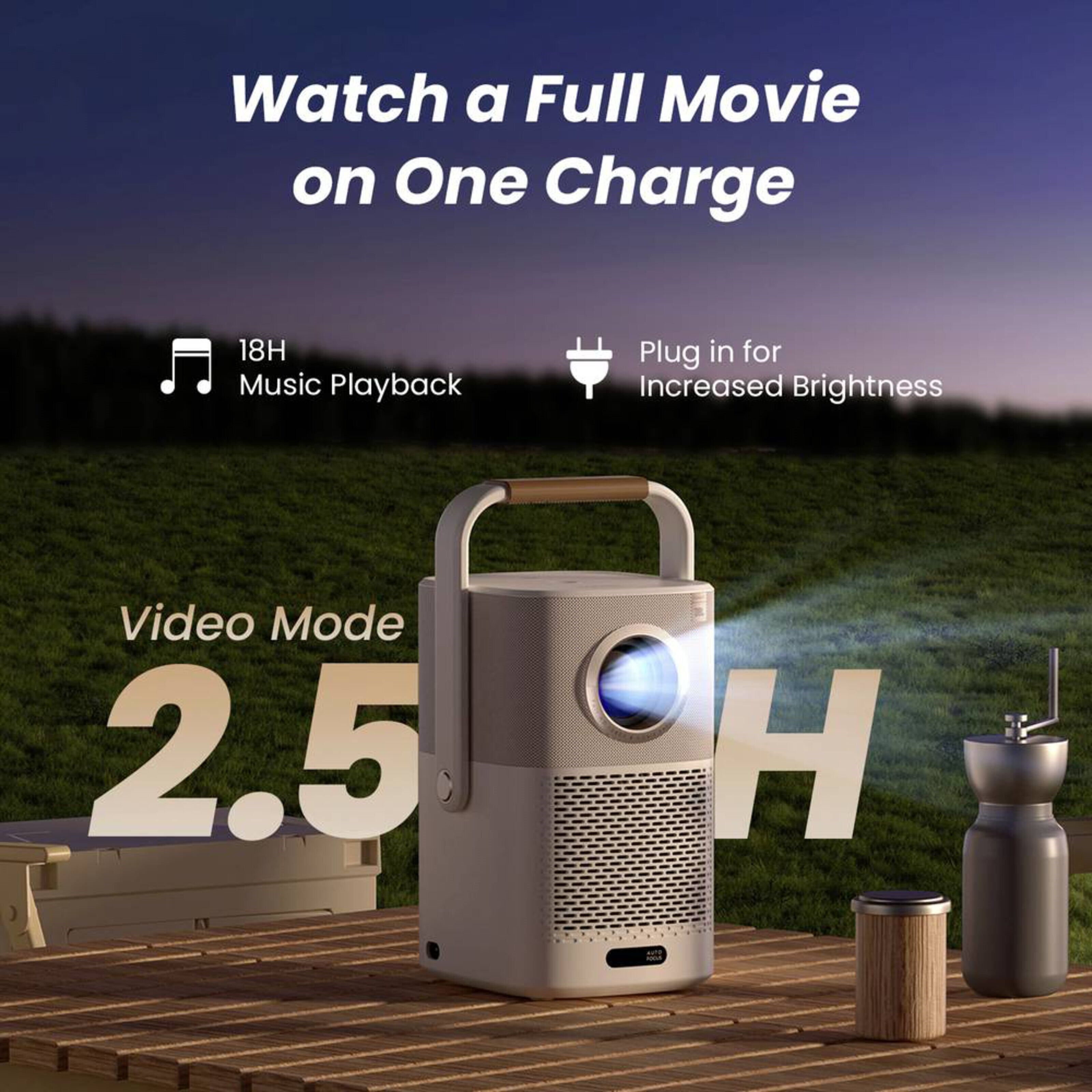 Yaber T2 Plus Bærbar Full HD-projektor