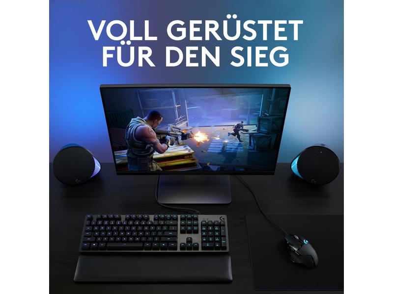 Logitech Gaming-Maus G502 HERO Hochpräzise Gaming-Maus mit justierbarem Handling und RGB-Beleuchtung