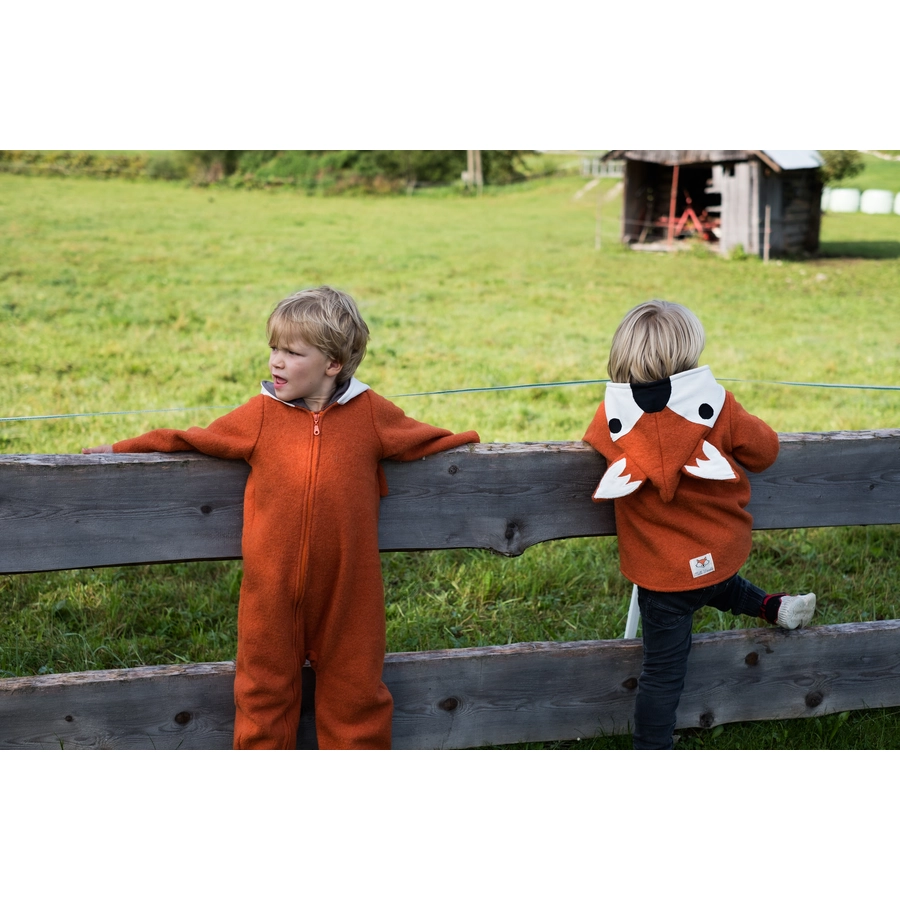 Räuber&Komplizen Walkjacke Fuchs orangegelb