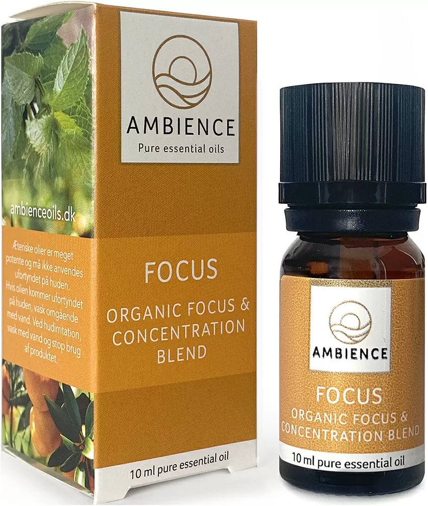 Ambience Focus & Concentration Blend Økologisk - 10 ml.