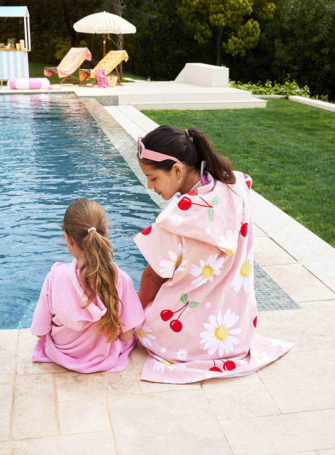Derry poncho rosa