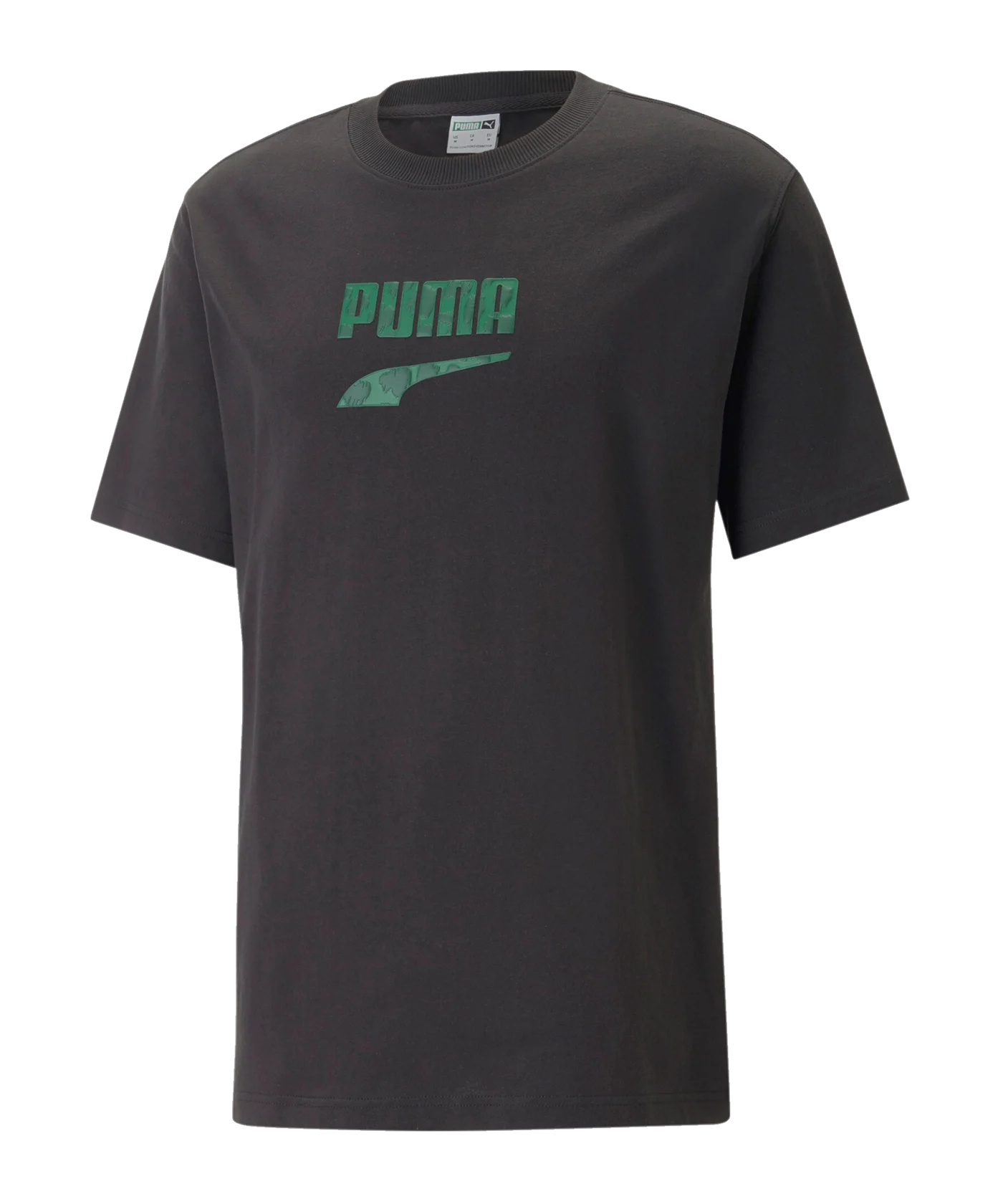 PUMA DOWNTOWN Logo Graphic T-Shirt Schwarz F01