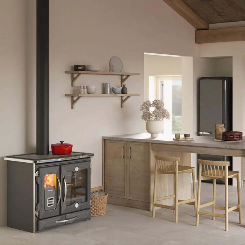 La Nordica Holzherd | SUPREMA.16 | 9 kW | Schwarz