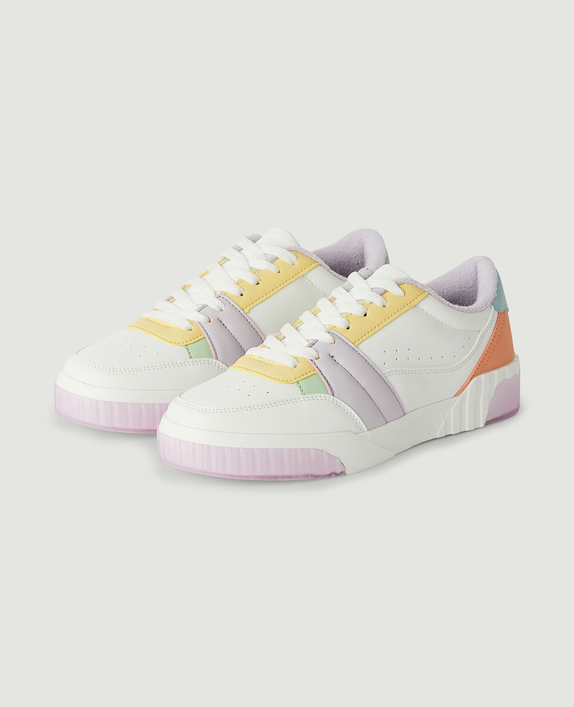 Sneakers compensées - Lilas