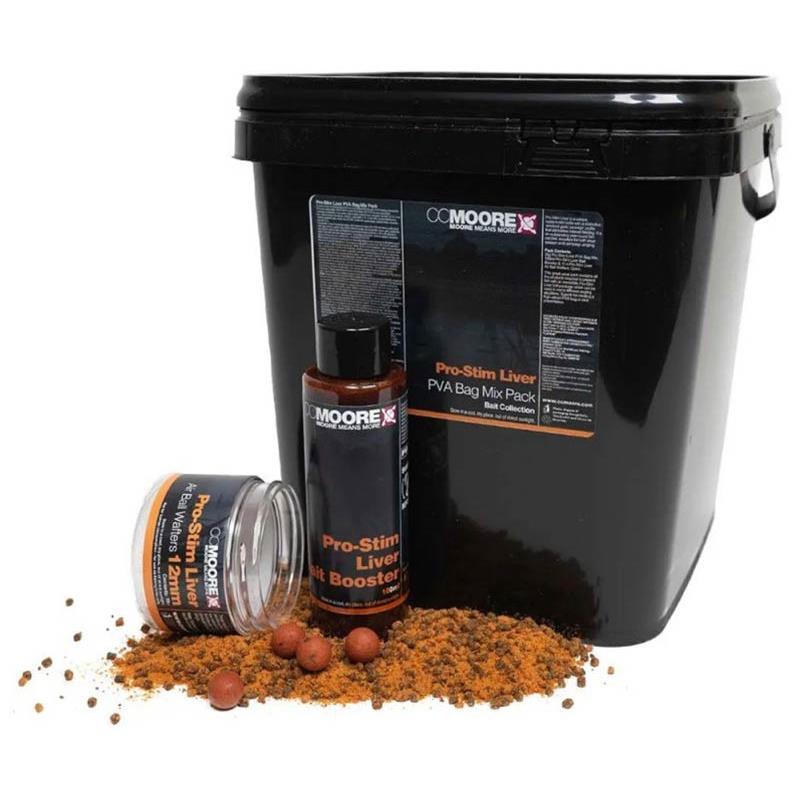 Pack Appât Cc Moore Pro-Stim Liver Pva Bag Mix Pack
