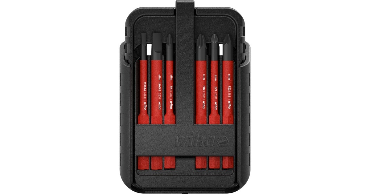 WihaSB 2831B951 slimBit Box bitset  (Rood)