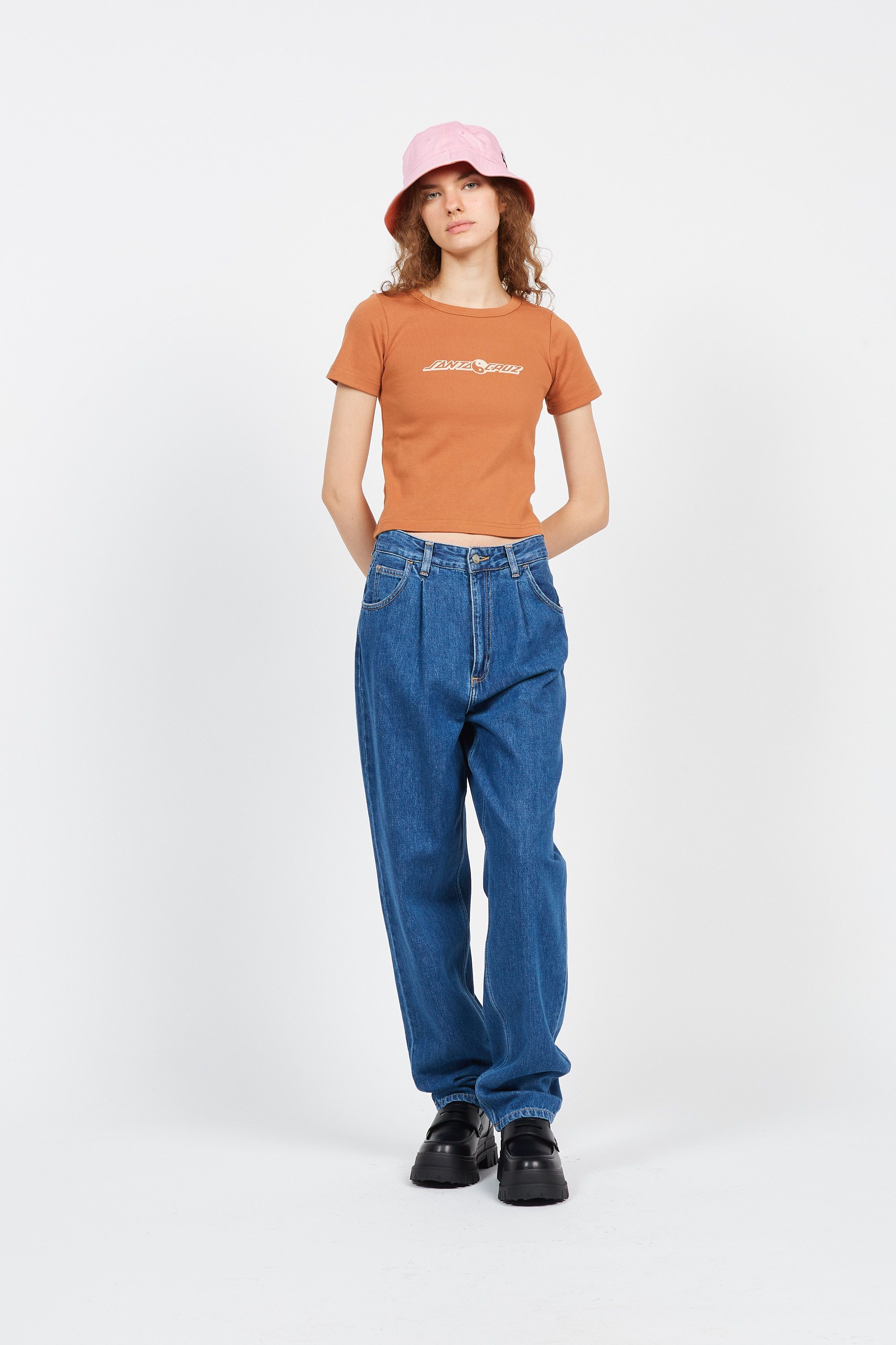 SANTA CRUZ T-Shirt Yin Yang Strip Orange