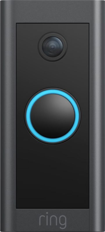 Ring Video Deurbel Wired - Slimme Deurbel - Bedraad - Zwart