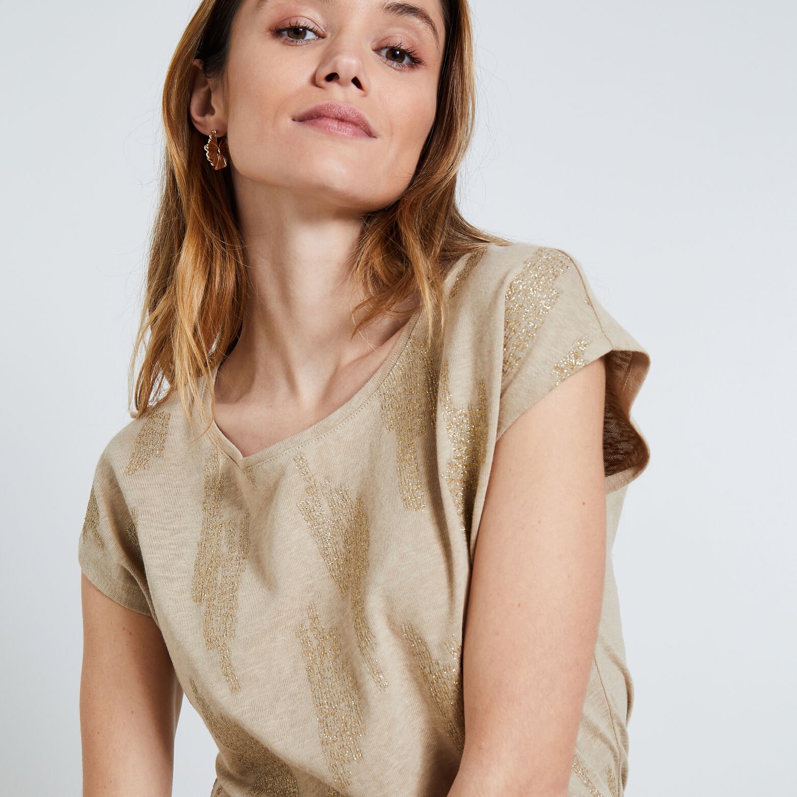 Tshirt col rond femme