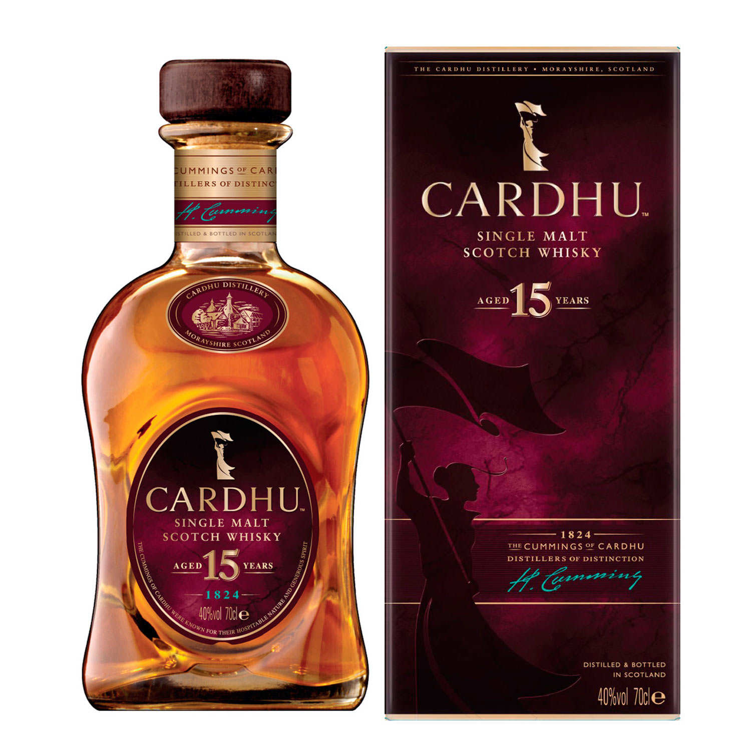 Whisky Cardhu 15 ans - single malt 40%
