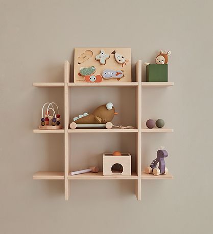 Kids Concept Regal - 70x70 cm - Saga Blonde - Holz