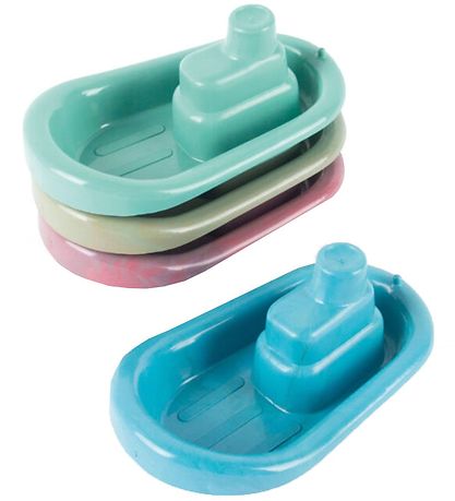 Dantoy Boote - 4er-Pack - 15 cm - Blue Meeresspielzeug