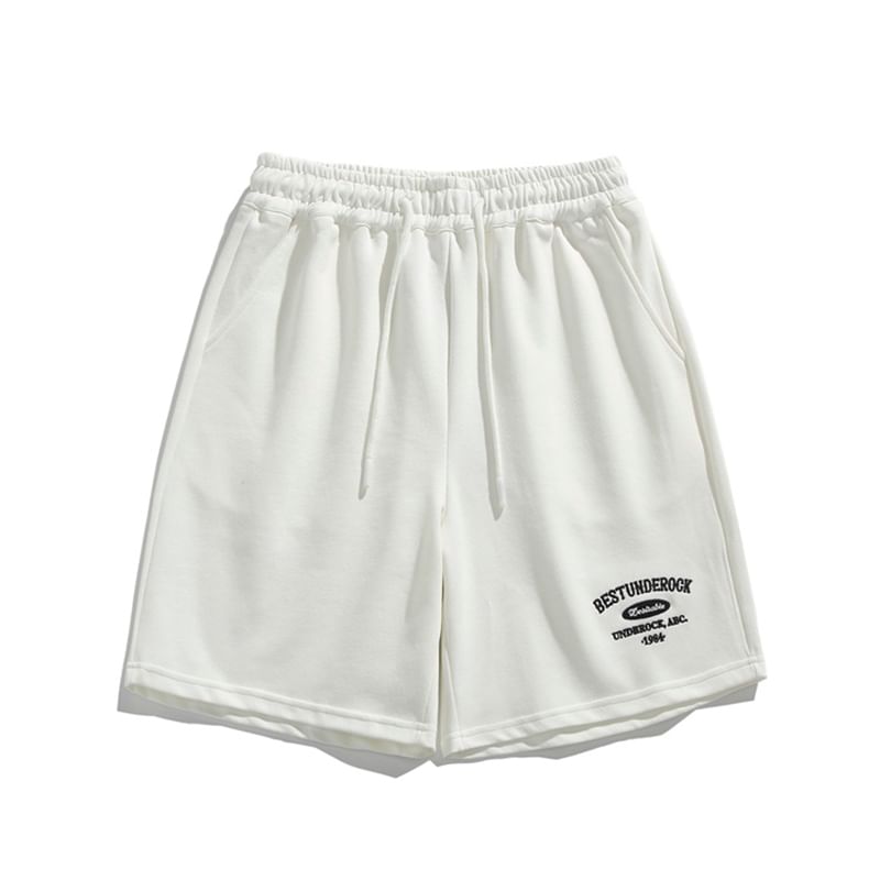 ROOSE - Mid Rise Lettering Shorts