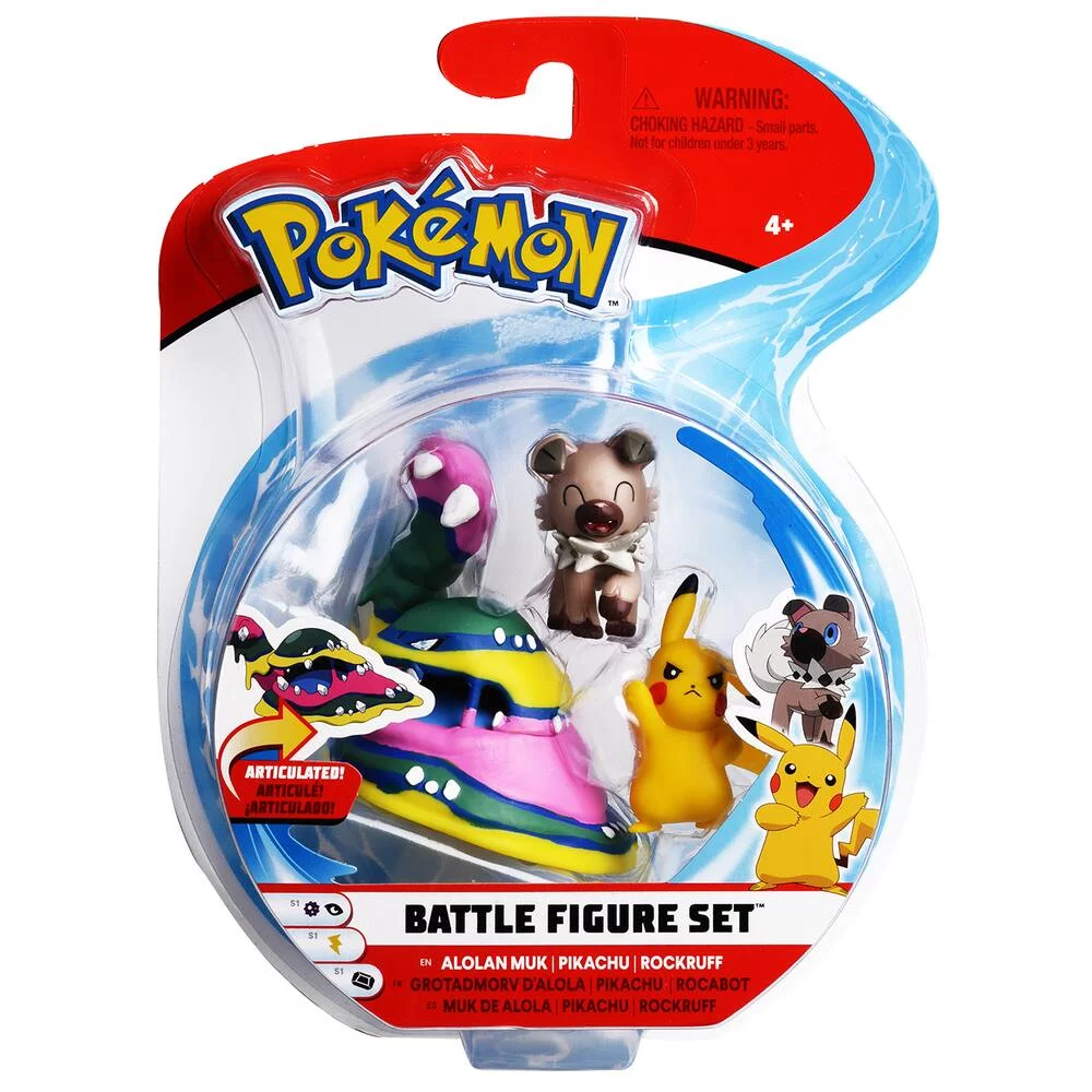 POKEMON - PACK DE 3 FIGURINES