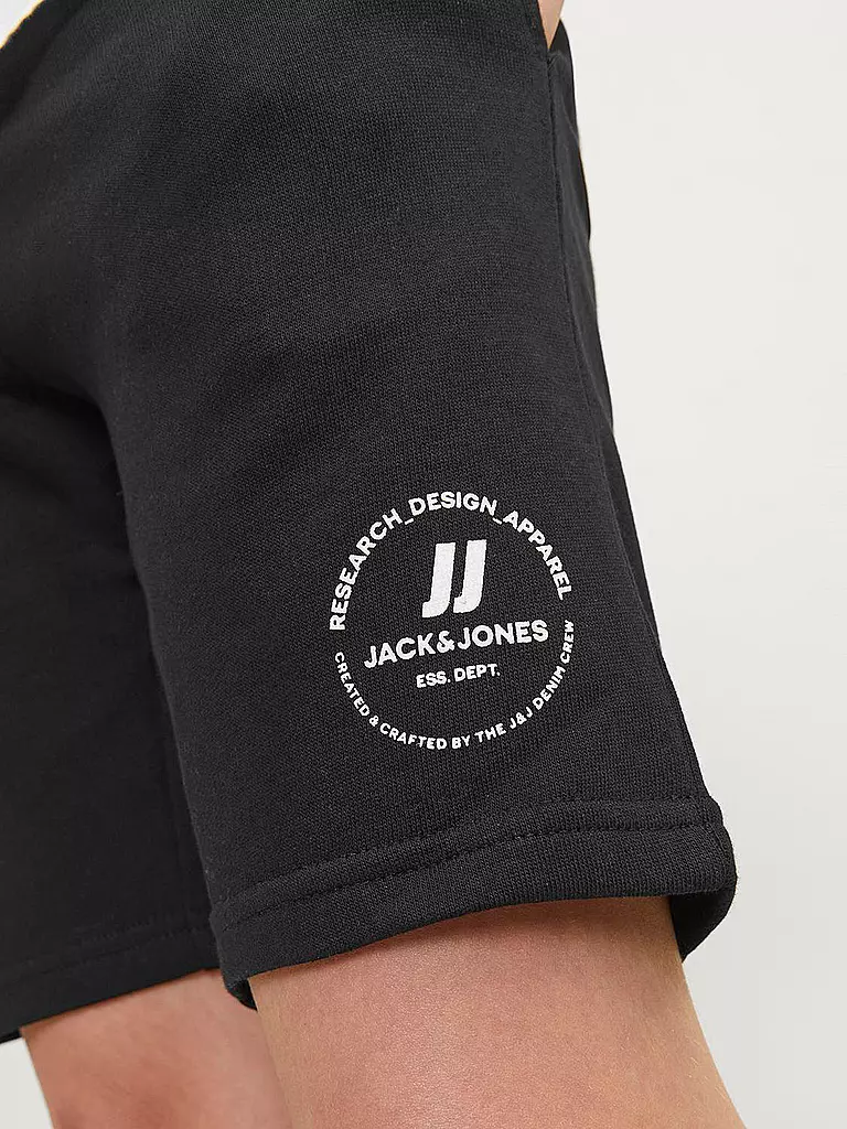 JACK & JONES Jungen Sweatshorts JPSTSWIFT schwarz