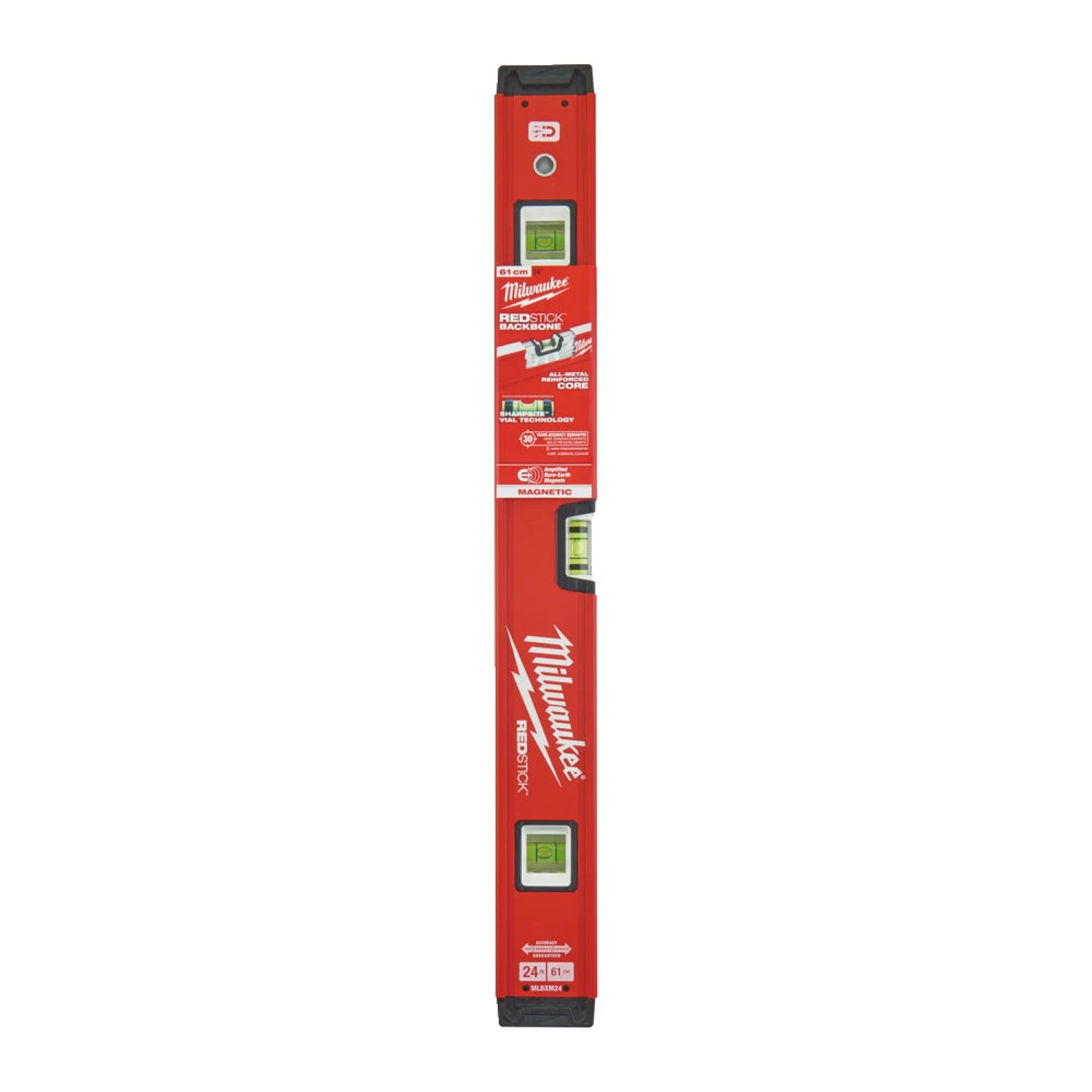Milwaukee 4932459063 Redstick Backbone 60 Mag Magnetische Waterpas - 60 cm